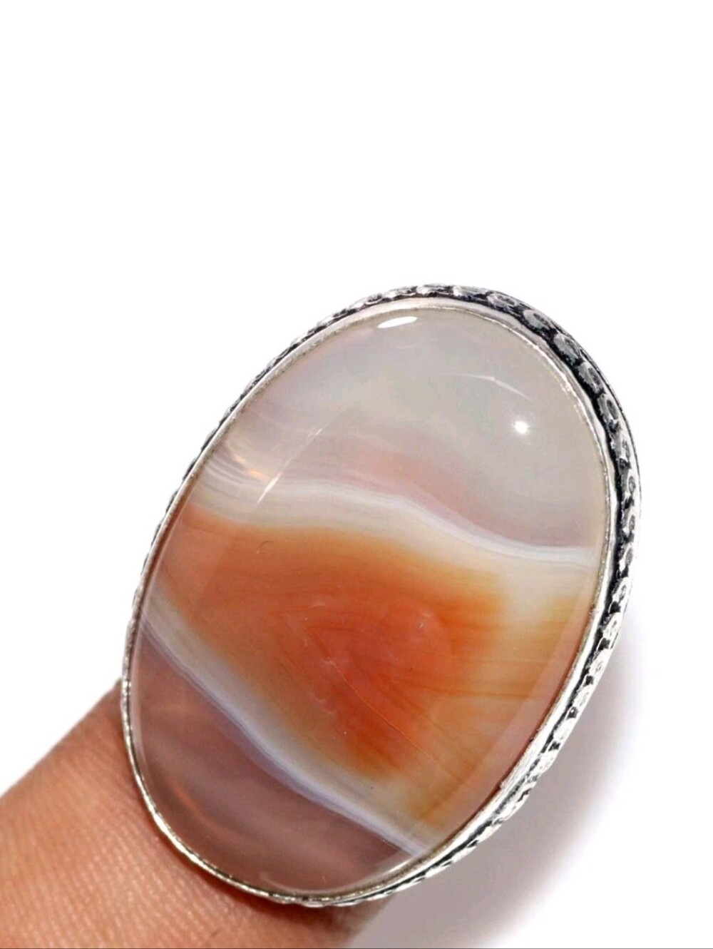 Sardonyx Gemstone Jewelry 925 Sterling Silver Handmade Ring